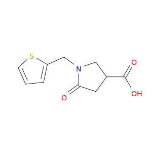 5-氧代-1-(2-噻吩基甲基)-3-吡咯烷羧酸