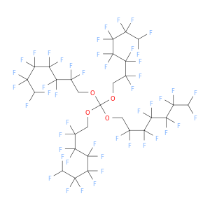 Orthocarbonic acid,tetrakis(2,2,3,3,4,4,5,5,6,6,7,7-dodecafluoroheptyl) ester (7CI,8CI)
