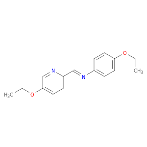 Benzenamine, 4-ethoxy-N-[(5-ethoxy-2-pyridinyl)methylene]-, (E)-