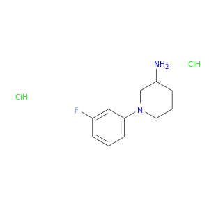 1-(3-氟苯基)哌啶-3-胺二盐酸盐