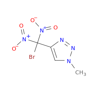 1H-1,2,3-Triazole, 4-(bromodinitromethyl)-1-methyl-