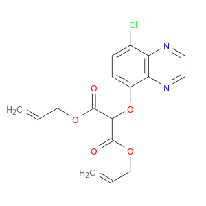 Propanedioic acid, [(8-chloro-5-quinoxalinyl)oxy]-, di-2-propenyl ester