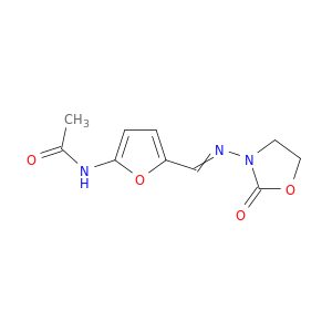 Acetamide, N-[5-[[(2-oxo-3-oxazolidinyl)imino]methyl]-2-furanyl]-