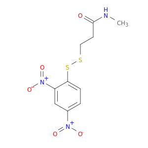 Propanamide, 3-[(2,4-dinitrophenyl)dithio]-N-methyl-