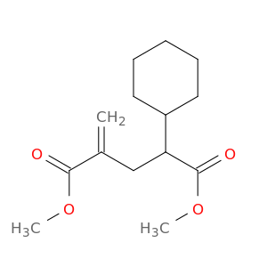 Pentanedioic acid, 2-cyclohexyl-4-methylene-, dimethyl ester