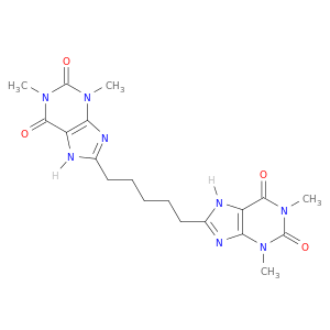8,8'-pentane-1,5-diylbis(1,3-dimethyl-3,7-dihydro-1h-purine-2,6-dione)