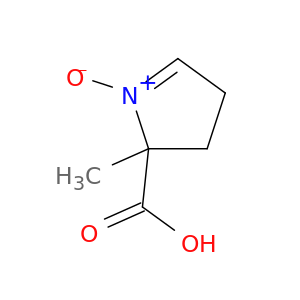 2H-Pyrrole-2-carboxylic acid, 3,4-dihydro-2-methyl-, 1-oxide
