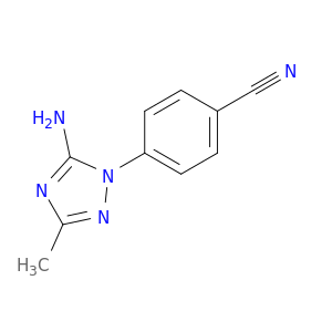 4-(5-Amino-3-methyl-1H-1,2,4-triazol-1-yl)benzonitrile