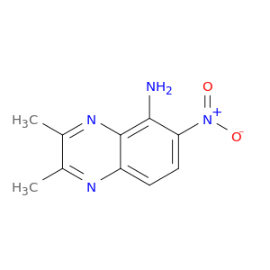5-Quinoxalinamine, 2,3-dimethyl-6-nitro-