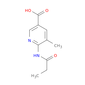 3-Pyridinecarboxylicacid, 5-methyl-6-[(1-oxopropyl)amino]-