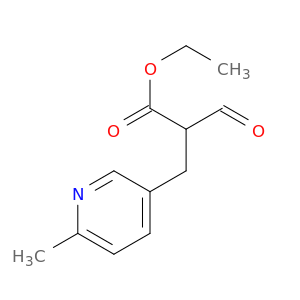 乙基α-甲酰基-6-甲基-3-吡啶丙酸酯