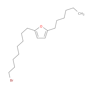 Furan, 2-(8-bromooctyl)-5-hexyl-