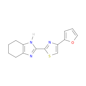 1H-Benzimidazole, 2-[4-(2-furanyl)-2-thiazolyl]-4,5,6,7-tetrahydro-