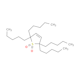 Thiophene, 2,5-dihydro-2,2,5,5-tetrapentyl-, 1,1-dioxide
