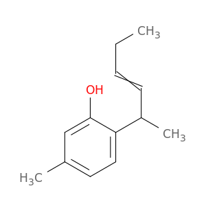 Phenol, 5-methyl-2-(1-methyl-2-pentenyl)-