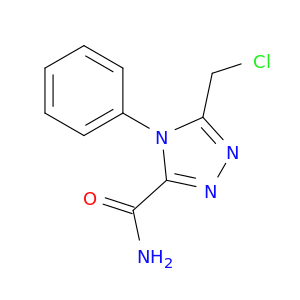 4H-1,2,4-Triazole-3-carboxamide, 5-(chloromethyl)-4-phenyl-