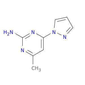 2-Pyrimidinamine, 4-methyl-6-(1H-pyrazol-1-yl)-