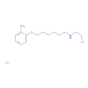 2-{[6-(2-methylphenoxy)hexyl]amino}ethanethiol hydrochloride(1:1)