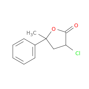2(3H)-Furanone, 3-chlorodihydro-5-methyl-5-phenyl-