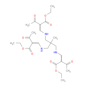 ethyl 2-[[[3-[[(Z)-2-ethoxycarbonyl-3-oxo-but-1-enyl]amino]-2-[[[(Z)-2-ethoxycarbonyl-3-oxo-but-1-enyl]amino]methyl]-2-methyl-propyl]amino]methylidene]-3-oxo-butanoate