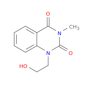 2,4(1H,3H)-Quinazolinedione, 1-(2-hydroxyethyl)-3-methyl-
