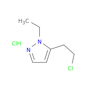 5-(2-chloroethyl)-1-ethyl-1H-pyrazole hydrochloride