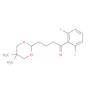 2',6'-DIFLUORO-4-(5,5-DIMETHYL-1,3-DIOXAN-2-YL)BUTYROPHENONE