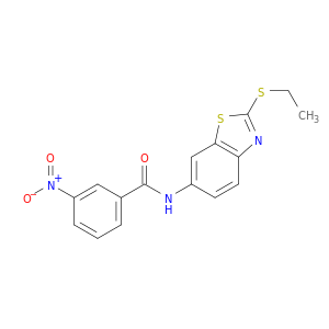 Benzamide, N-[2-(ethylthio)-6-benzothiazolyl]-3-nitro-