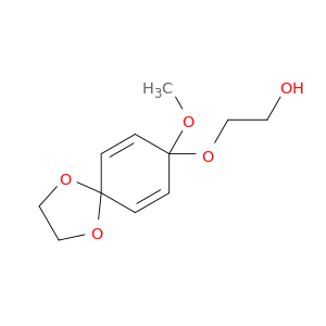 Ethanol, 2-[(8-methoxy-1,4-dioxaspiro[4.5]deca-6,9-dien-8-yl)oxy]-
