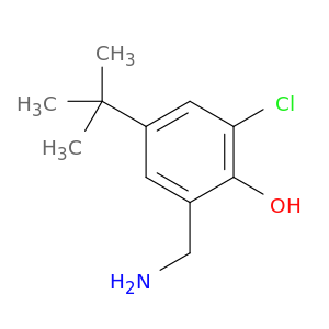 Phenol, 2-(aminomethyl)-6-chloro-4-(1,1-dimethylethyl)-