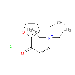 1-Propen-1-aminium, N,N,N-triethyl-3-(2-furanyl)-3-oxo-, chloride