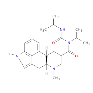 Ergoline-8-carboxamide,6-methyl-N-(1-methylethyl)-N-[[(1-methylethyl)amino]carbonyl]-, (8b)- (9CI)