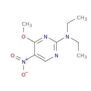2-Pyrimidinamine, N,N-diethyl-4-methoxy-5-nitro-