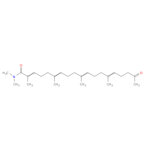 2,6,10,14-Nonadecatetraenamide, N,N,2,6,10,14-hexamethyl-18-oxo-