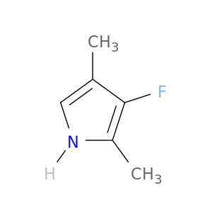 1H-Pyrrole, 3-fluoro-2,4-dimethyl-
