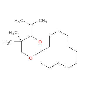 1,5-Dioxaspiro[5.11]heptadecane, 3,3-dimethyl-2-(1-methylethyl)-