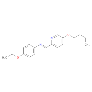 Benzenamine, N-[(5-butoxy-2-pyridinyl)methylene]-4-ethoxy-, (E)-