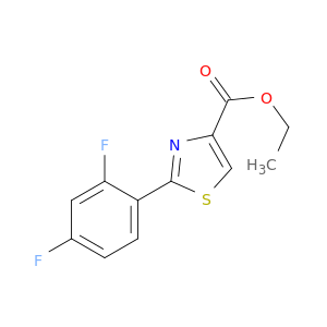 乙基2-(2,4-二氟苯基)-4-噻唑羧酸盐