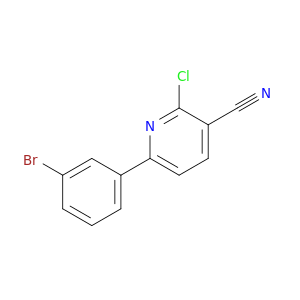 3-Pyridinecarbonitrile,6-(3-bromophenyl)-2-chloro-
