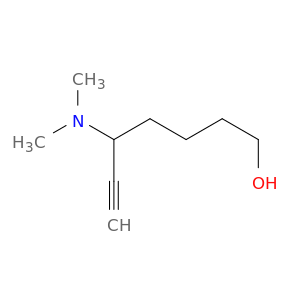 6-Heptyn-1-ol, 5-(dimethylamino)-