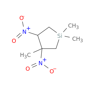 Silacyclopentane, 1,1,3-trimethyl-3,4-dinitro-