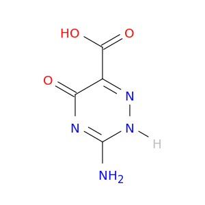 1,2,4-Triazine-6-carboxylicacid, 3-amino-2,5-dihydro-5-oxo-