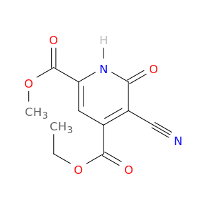 2,4-Pyridinedicarboxylicacid, 5-cyano-1,6-dihydro-6-oxo-, 4-ethyl 2-methyl ester