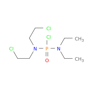 N-[BIS(2-CHLOROETHYL)AMINO-CHLORO-PHOSPHORYL]-N-ETHYL-ETHANAMINE