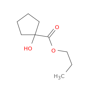 Cyclopentanecarboxylicacid, 1-hydroxy-, propyl ester