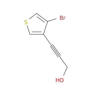 2-Propyn-1-ol, 3-(4-bromo-3-thienyl)-