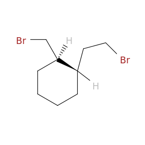 Cyclohexane, 1-(2-bromoethyl)-2-(bromomethyl)-, trans-