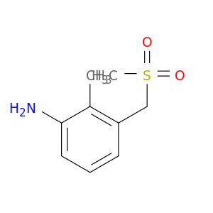 3-(Methanesulfonylmethyl)-2-methylaniline