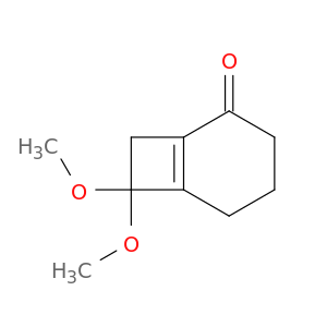 Bicyclo[4.2.0]oct-1(6)-en-2-one, 7,7-dimethoxy-