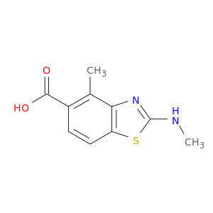 5-Benzothiazolecarboxylicacid, 4-methyl-2-(methylamino)-